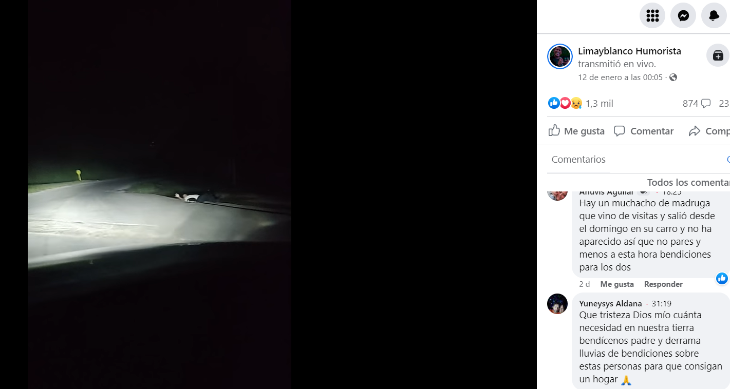 Limay Blanco en carretera