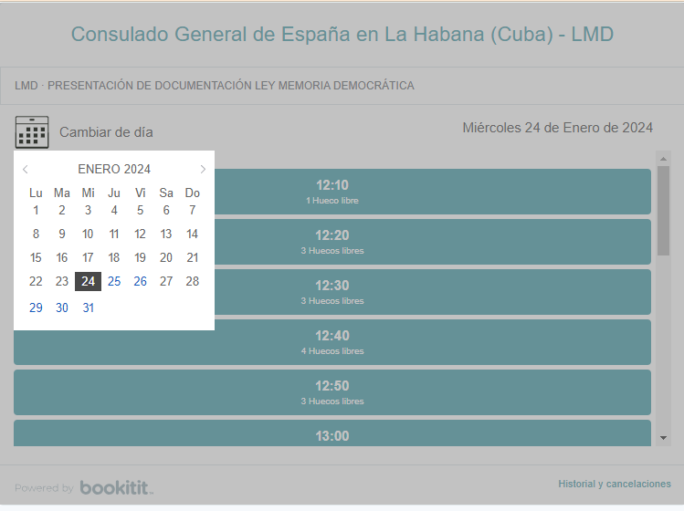 Consulado de España en La Habana abre plataforma para recibir expedientes de nacionalidad española