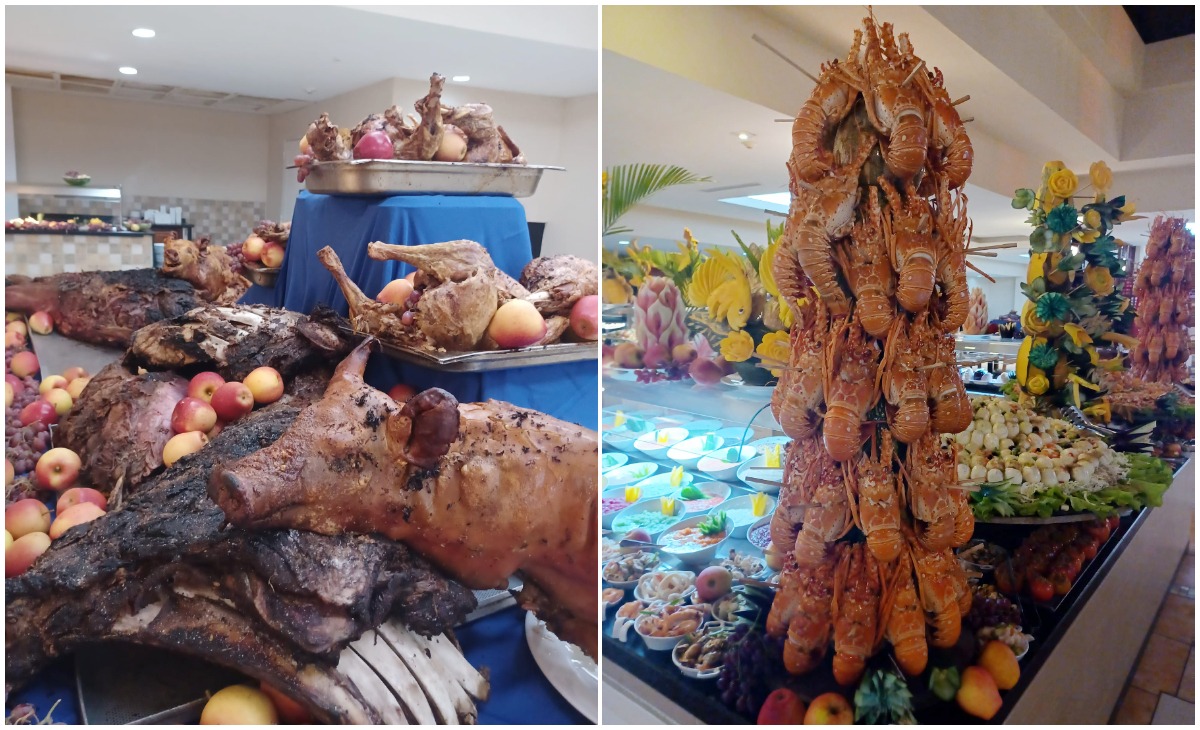 Fastuosas cenas de fin de año en los hoteles de Gaesa incluyen langostas y cerdo asado