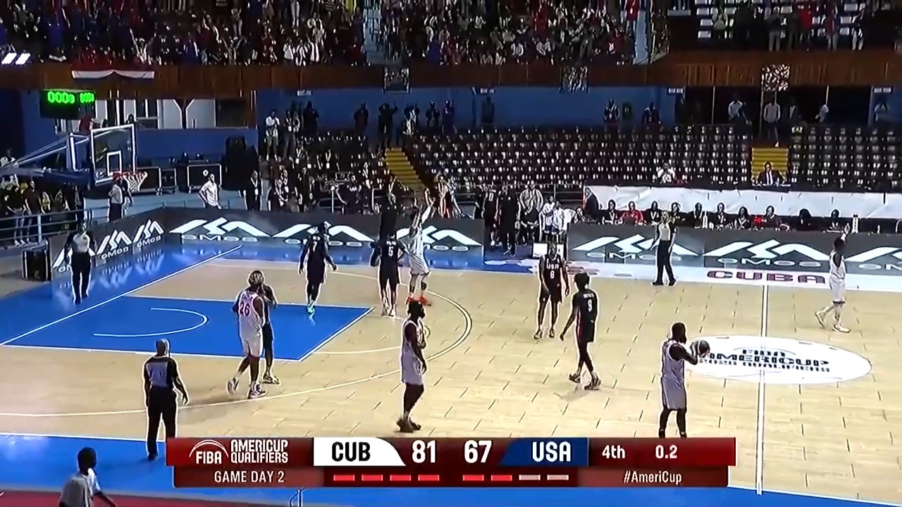 Cuba logra histórica victoria sobre el equipo de baloncesto de EEUU