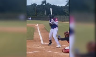 Hijo de Stayler Hernández logra contrato en la MLB a solo 30 días de salir de Cuba