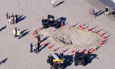 Rescatan a dos menores que estaban atrapados en un agujero de arena en Lauderdale-By-The-Sea