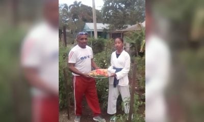 Taekwondoca cubana recibe como premio tomates y cebollas en Guantánamo (13)