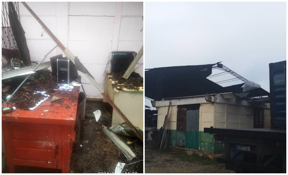 Tormenta severa del nuevo frente frío provoca destrozos en Mayabeque