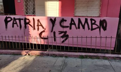 Aparecen carteles contra el gobierno cubano en San Antonio de los Baños y 10 de Octubre 8 (1)