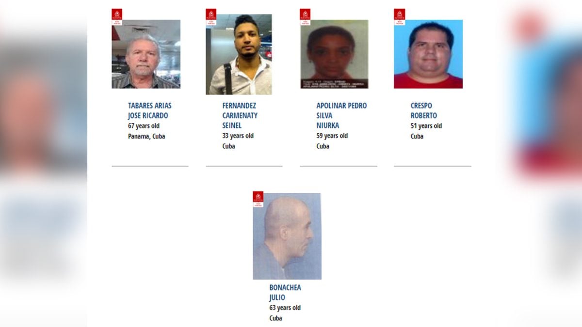 Cubanos buscados por la Interpol