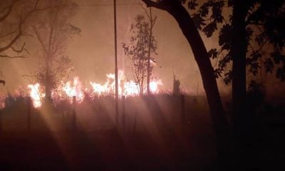 Incendio de grandes proporciones desata las alarmas en la periferia de Santa Clara