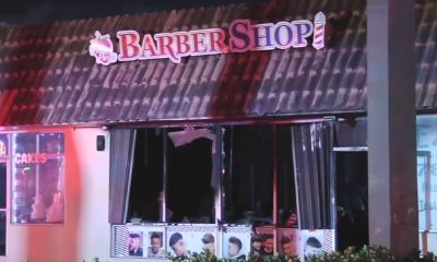 Incendio destroza barbería en Hialeah en horas de la madrugada (1)