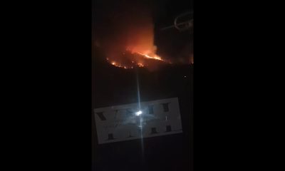 Incendio forestal en Santiago de Cuba