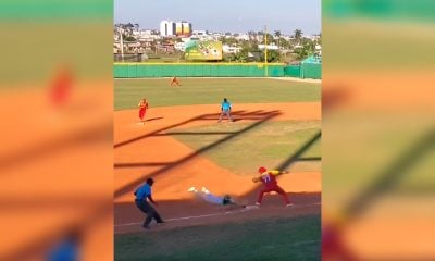 Agreden a árbitro de la Serie Nacional de Béisbol tras equivocación en decisiva jugada