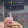 Cubano utiliza jeringuilla como interruptor para encender un foco