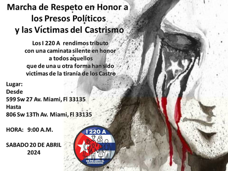 marcha anticomunista en Miami