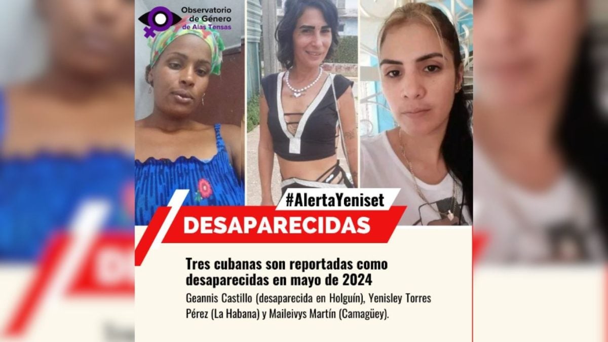 Alas Tensas reporta la desaparición de tres mujeres en La Habana, Holguín y Camagüey