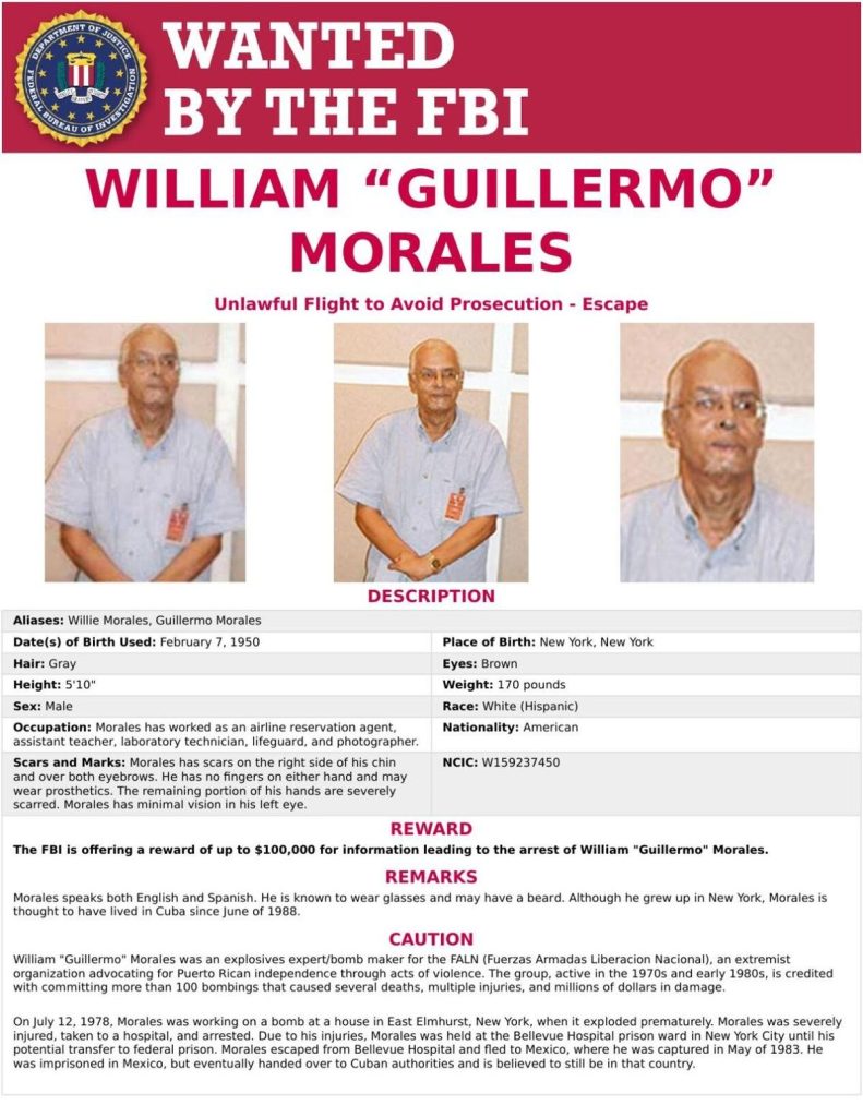 Exigen a Cuba la extradición de terrorista responsable de un atentado en Nueva York5