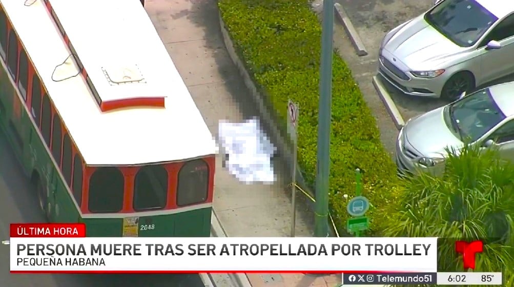 Identifican a víctima de atropello por trolley en La Pequeña Habana8