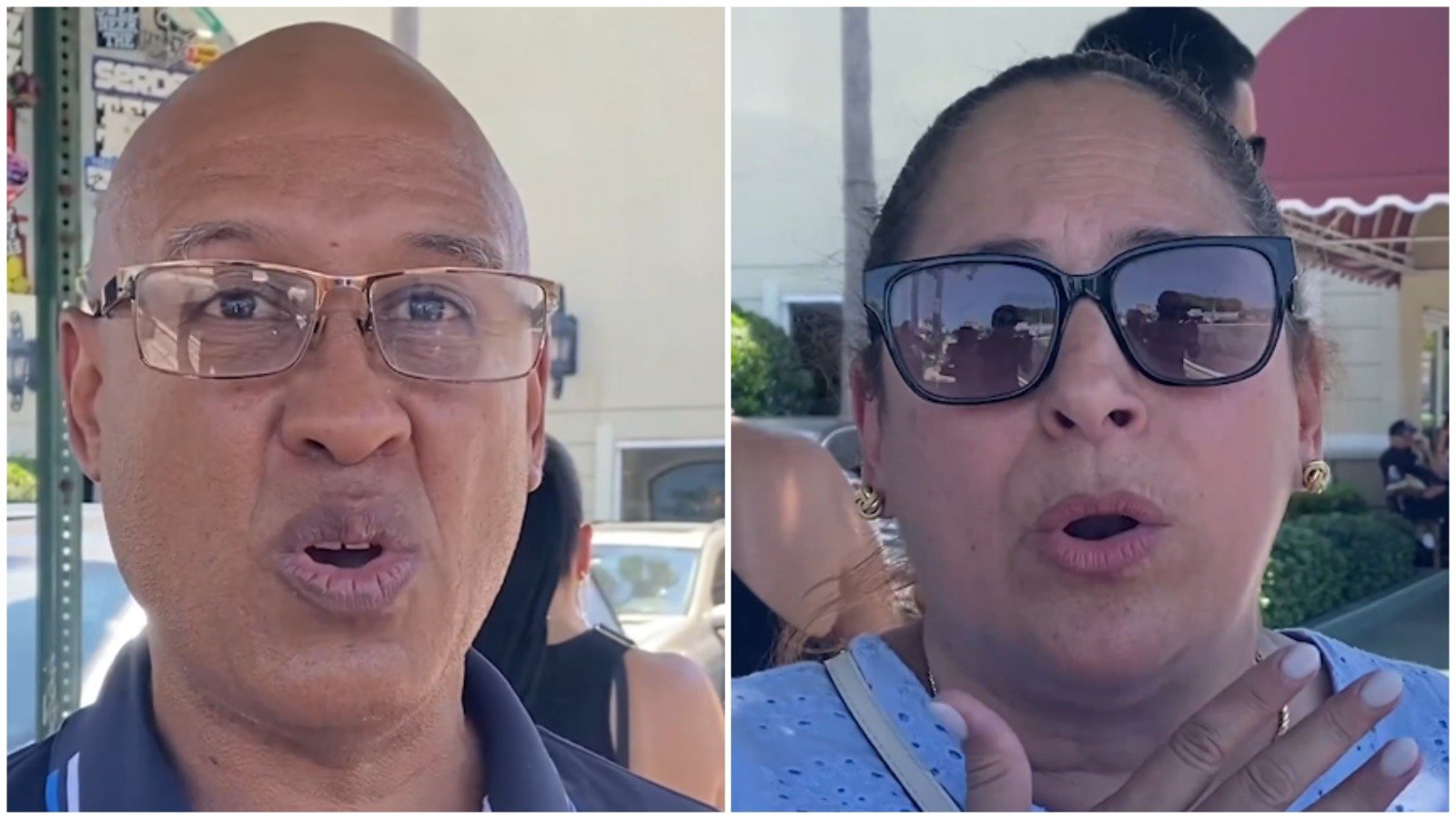 Parole humanitario patrocinadores protestan en Miami ante demora en el programa