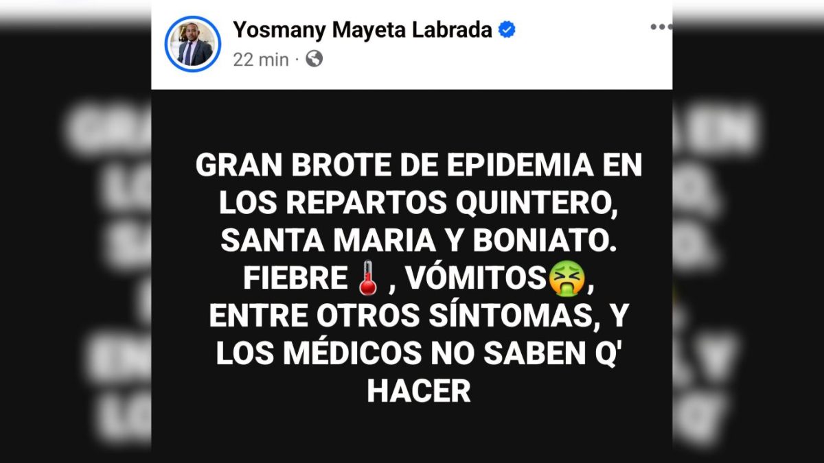 Reportan un brote de enfermedades en repartos de Santiago de Cuba