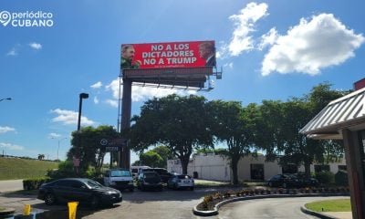 Cubanos que rechazan valla de Fidel Castro y Trump amenazan con cerrar el Palmetto