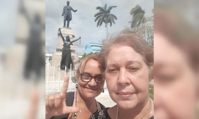 Detenidas Alina Bárbara López y Jenny Pantoja en su camino a La Habana para una protesta pacífica (1)