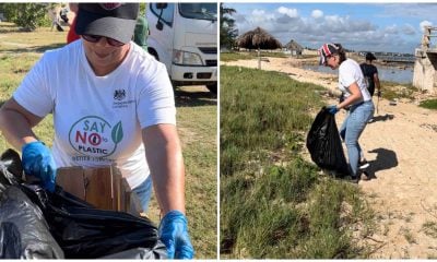 Embajada de Reino Unido en La Habana hace trabajo voluntario para limpiar la basura al gobierno cubano