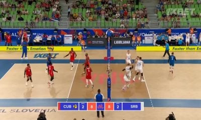 Equipo Cuba de voleibol cae ante Serbia y se aleja del boleto olímpico a París 2024