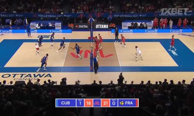 Equipo Cuba de voleibol le gana al campeón olímpico y se acerca a París 2024