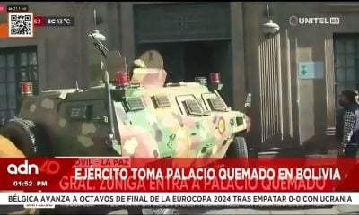 Intento de golpe de Estado en Bolivia militar se posicionan frente a la sede del gobierno (14)
