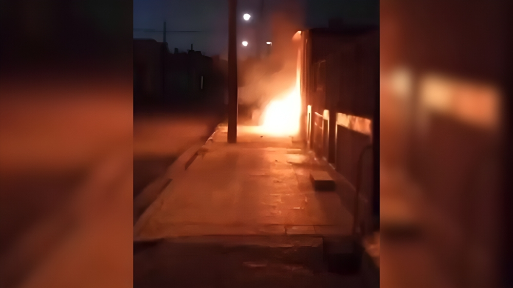 Jóvenes del Servicio Militar incendian un edificio del gobierno en Cienfuegos (1)