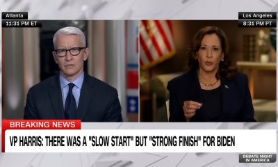 Kamala Harris reconoce que Biden tuvo un inicio lento en el debate presidencial