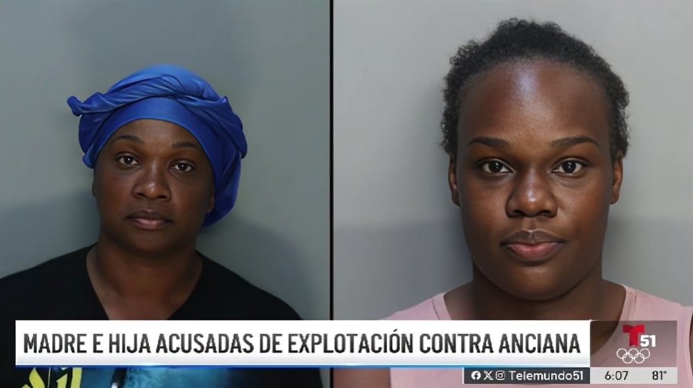 Madre e hija detenidas por presunto abuso contra una anciana en Hialeah (1)