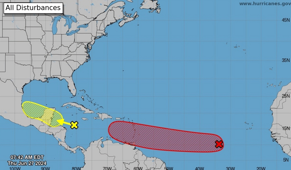 Perturbación tropical podría convertirse en ciclón e ingresar al Caribe (1)