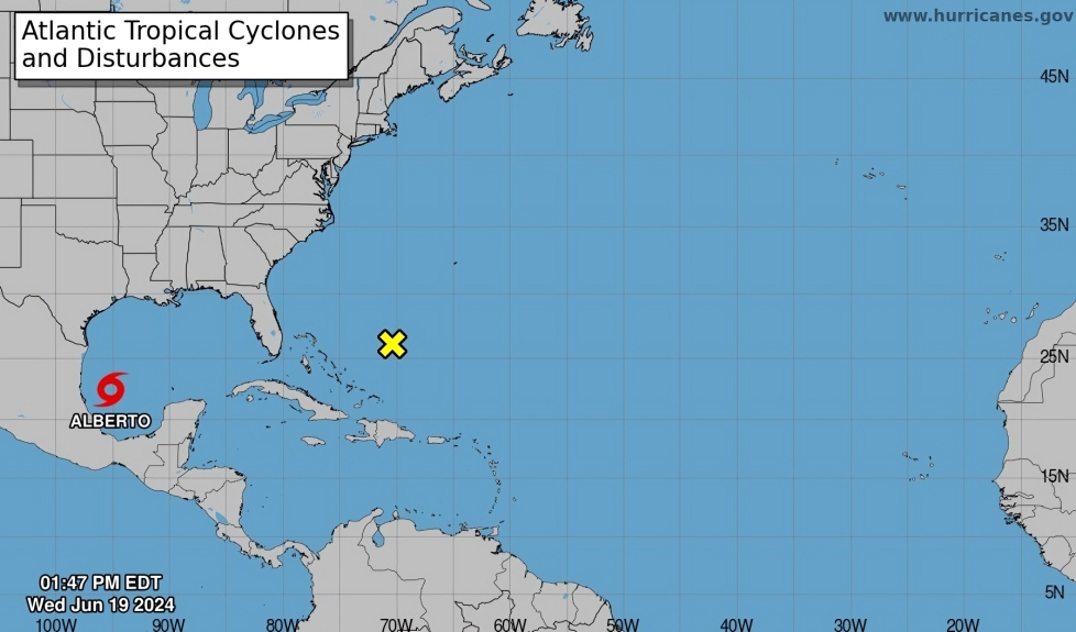 Primera tormenta tropical de la temporada de huracanes “Alberto” se forma cerca de México (1)