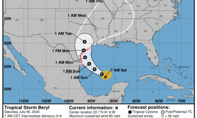 Luego de azotar a la península de Yucatán y degradarse a tormenta tropical el meteoro ganará fuerza en el Golfo de México antes de llegar a territorio estadounidense