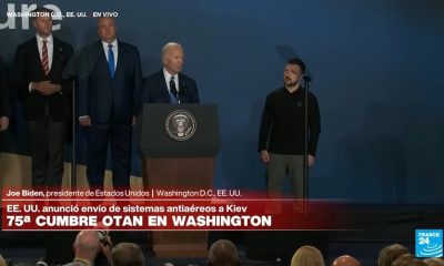 Biden confunde al presidente de Ucrania Volodímir Zelenski con Vladimir Putin (1)