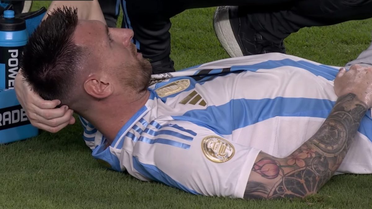 Messi lesionado Copa America