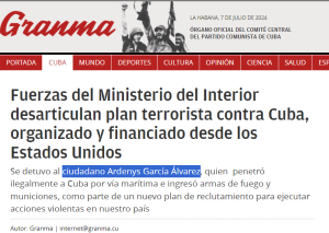 Minint expone supuesto plan armado contra Cuba financiado desde EEUU