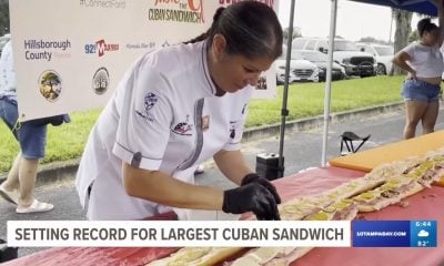 Sándwich cubano más grande del mundo se elaboró en Tampa