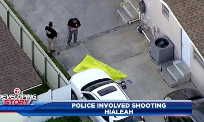 Sujeto abatido por policías tras un acto violento en Hialeah1