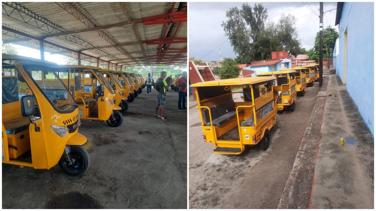 Triciclos eléctricos serán incorporados al servicio de transporte de Guantánamo y Santiago de Cuba (1)