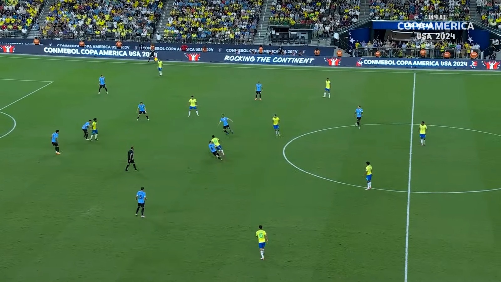 Uruguay elimina a Brasil y avanza a semifinales de la Copa América 2024