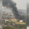 Avión comercial se estrella con 58 pasajeros en zona residencial de Brasil (1)