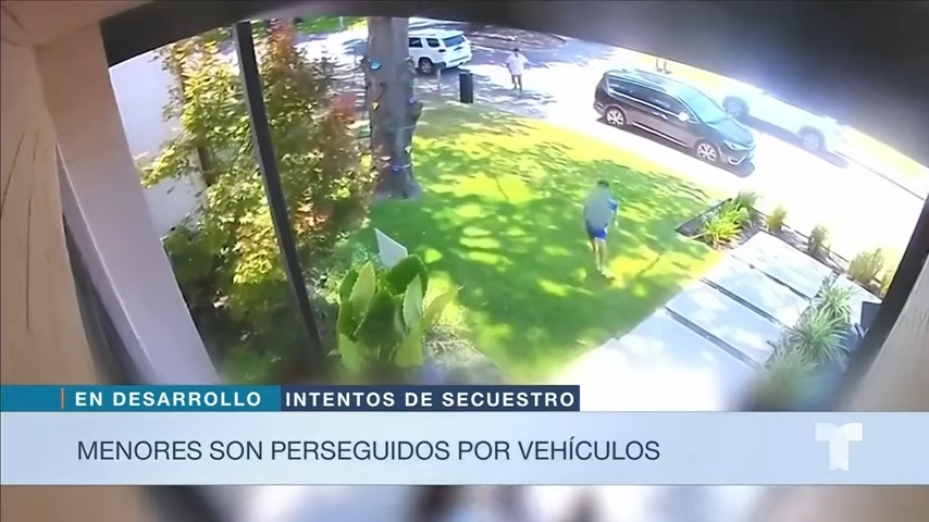 Captan el intento de dos secuestros de menores de edad en Texas