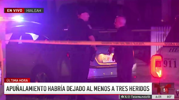 Dos personas fallecidas tras un disturbio doméstico en Hialeah