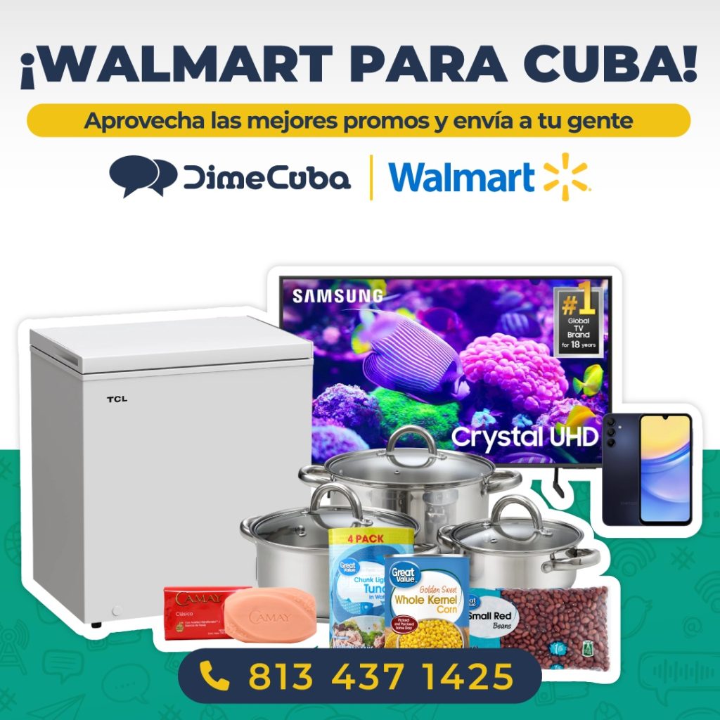 Envía productos de Walmart a tu familia en Cuba desde cualquier parte del mundo