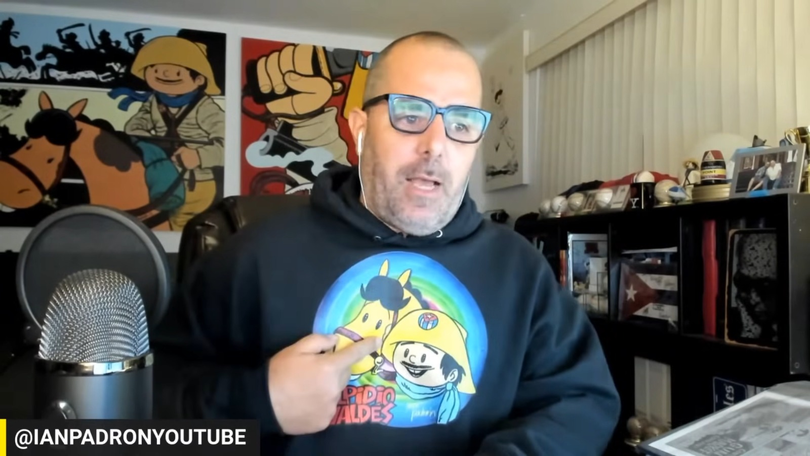 Ian Padrón denuncia al castrismo por utilizar a Elpidio Valdés en propaganda comunista