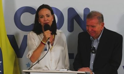 María Corina Machado y Emundo González lideres de la oposicion venezolana