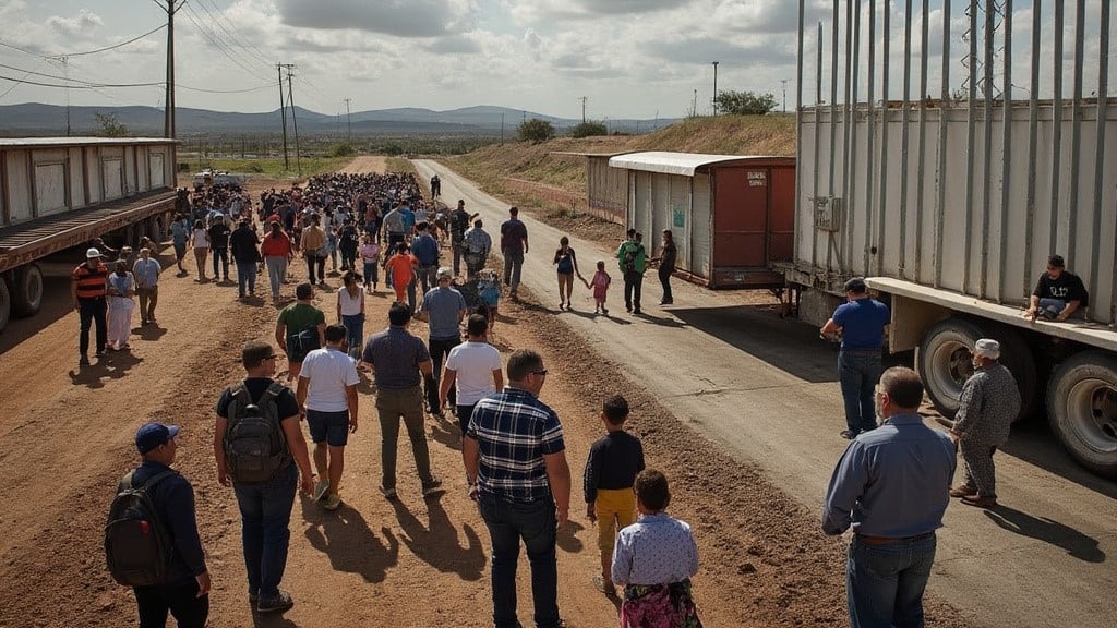 México transportará a la frontera con EEUU a migrantes