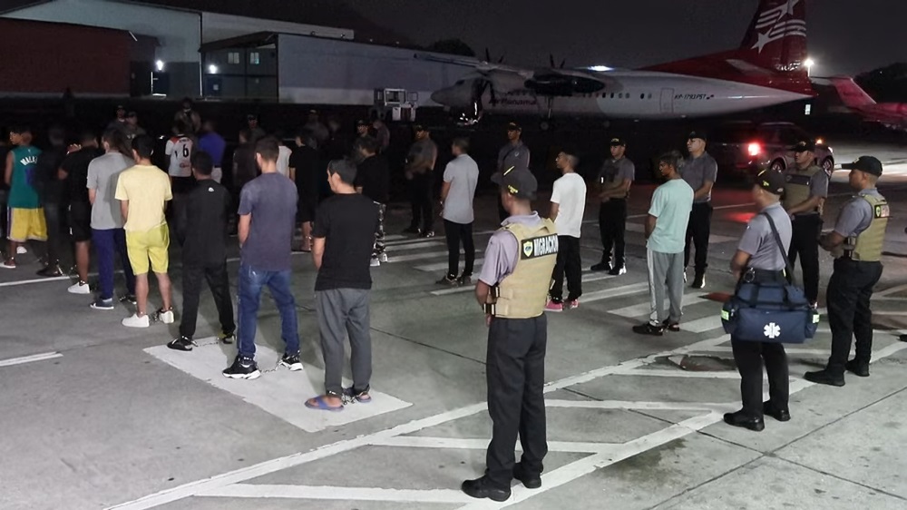 Panamá realiza su primer vuelo de deportación financiado por Estados Unidos