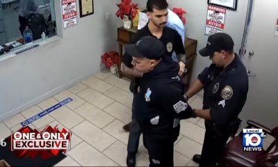 Video muestra el arresto del presunto asesino de madre cubana e hija en Miami