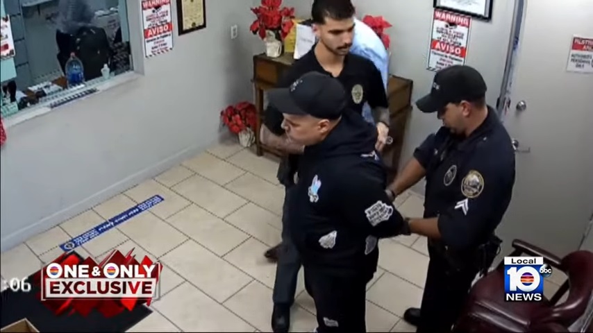 Video muestra el arresto del presunto asesino de madre cubana e hija en Miami
